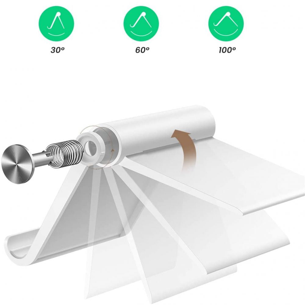 Bureauhouder Techsuit ABS-BK1, 4inch - 7.9inch, Zwart