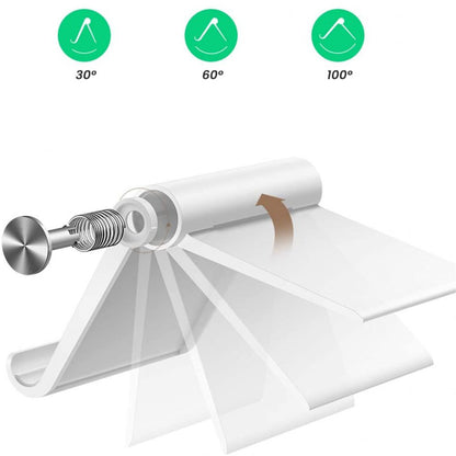 Bureauhouder Techsuit ABS-BK1, 4inch - 7.9inch, Zwart