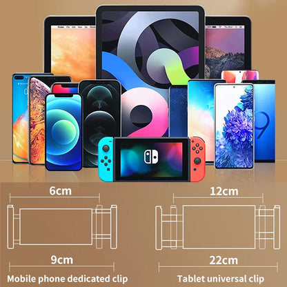 Support de bureau Yesido C296 pour téléphone / tablette, 4 pouces - 12,9 pouces, Noir