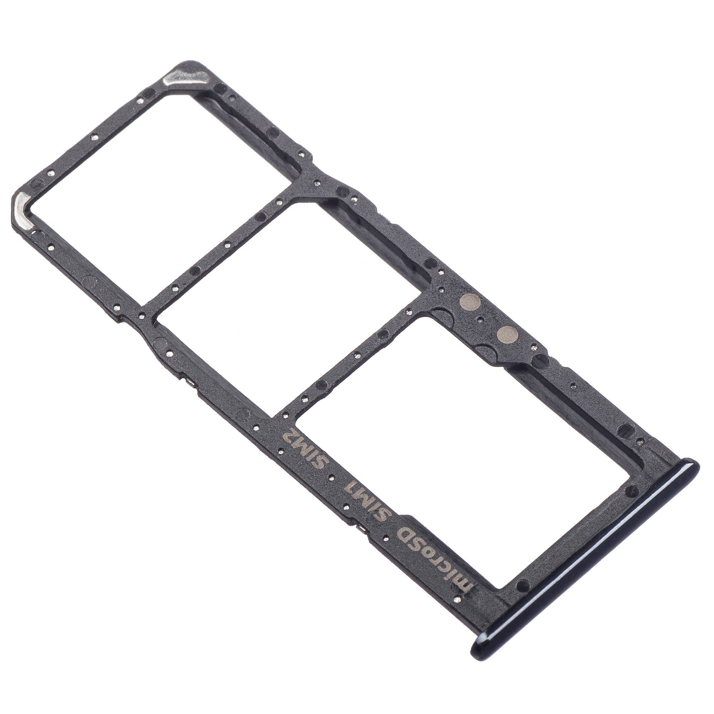 SIM-houder - Samsung Galaxy A51 A515, Zwart, Service Pack GH98-45036B