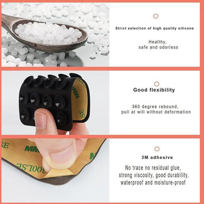 Support avec Ventouses Techsuit SC-PAD2, Noir