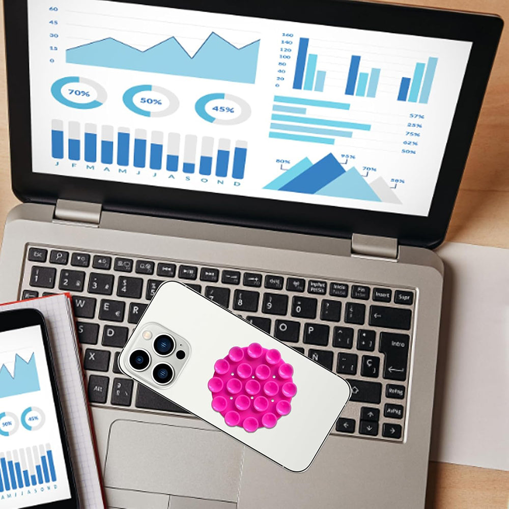 Support avec Ventouses Techsuit SP-CUP, Rose