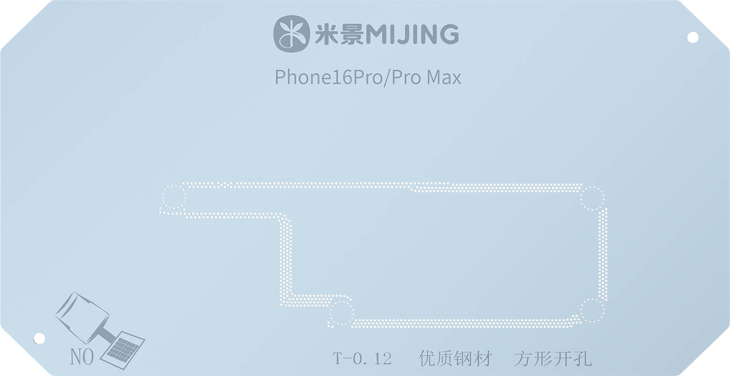Support de Travail Reballing Mijing Z20 pour Apple iPhone 16 Series