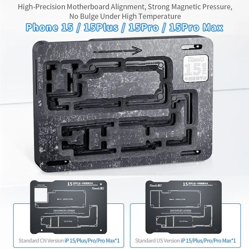 QIANLI Magnetische PCB Werkhouder voor Apple iPhone 15 Serie