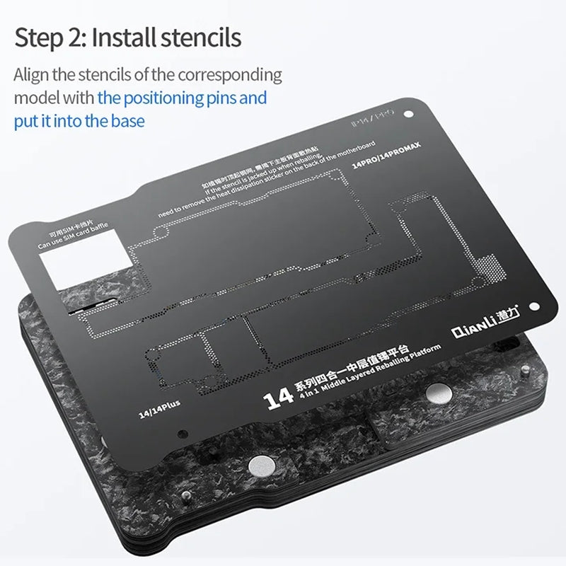 QIANLI Magnetische PCB Werkhouder voor Apple iPhone 15 Serie