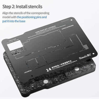 QIANLI Magnetische PCB Werkhouder voor Apple iPhone 15 Serie