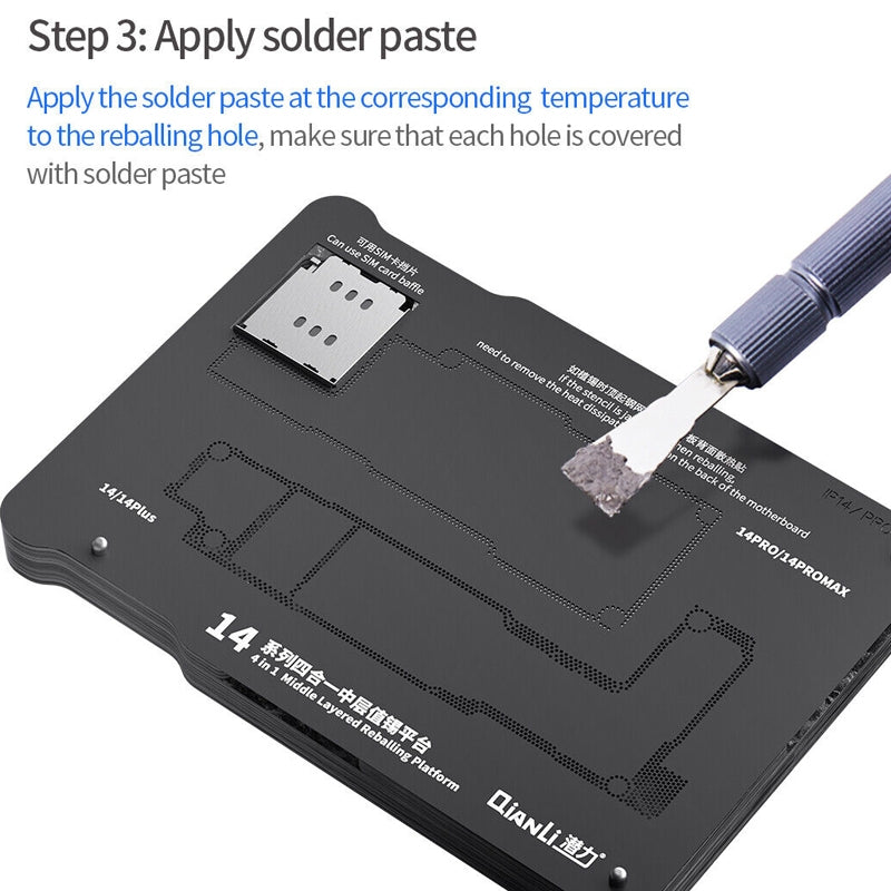 QIANLI Magnetische PCB Werkhouder voor Apple iPhone 15 Serie