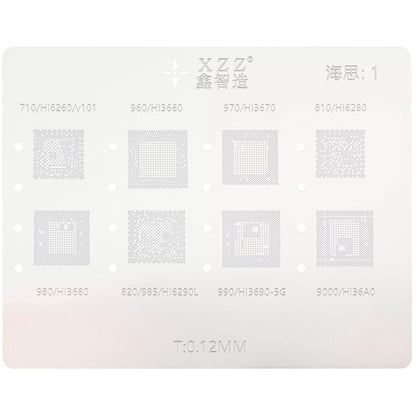 Arbeitsunterlage Reballing XZZ L23 für CPU Apple A8 - A16