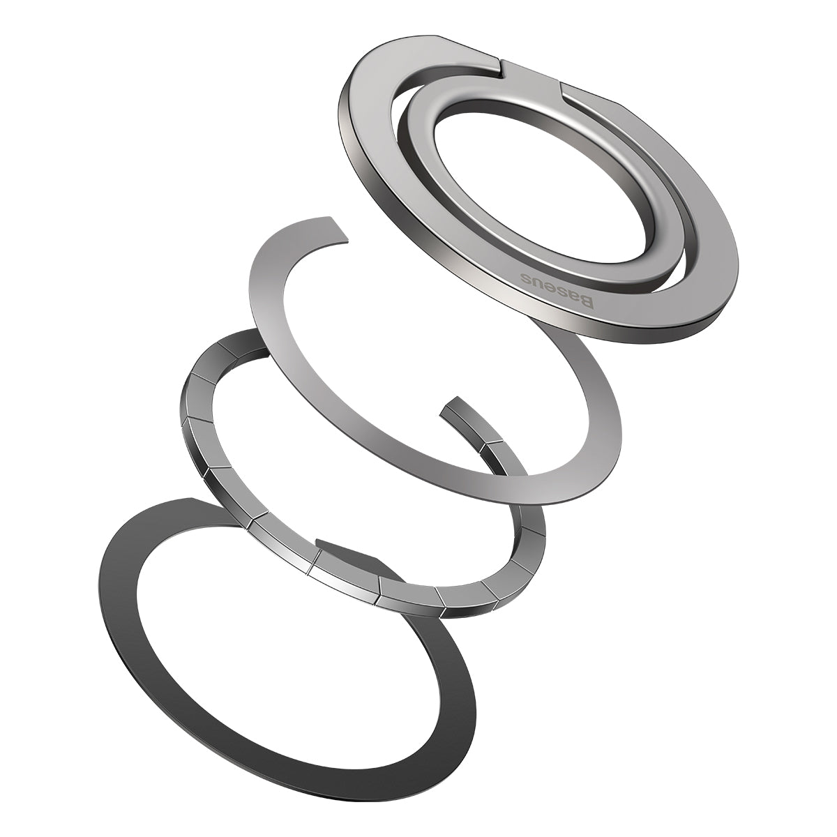 Baseus Halo Ringsteun, Universeel, Zilver SUCH000012