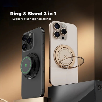 Blueo Slim Ringhouder, Universeel, Zwart
