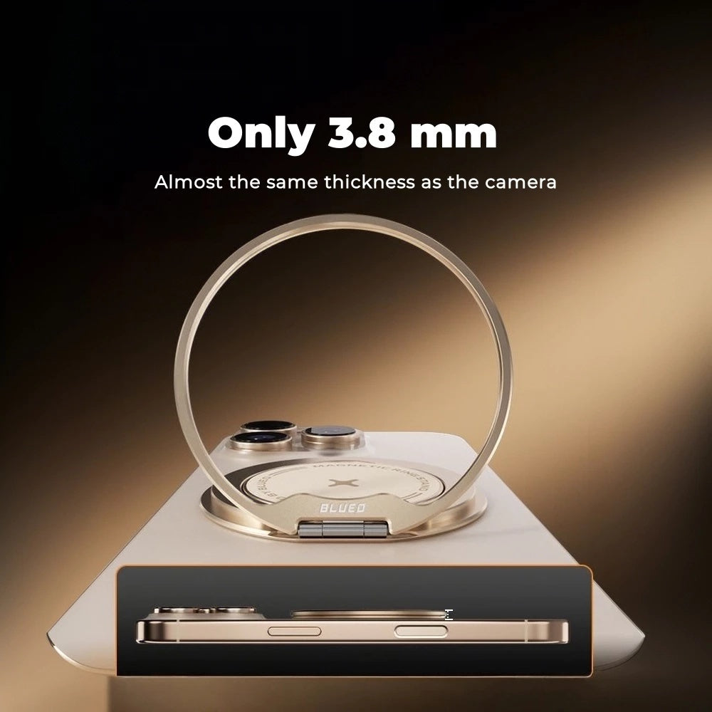 Blueo Slim Ringhouder, Universeel, Zwart