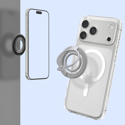 Spigen Dual Pop Mag S Ringhalter, Universal, Grau AMP11736