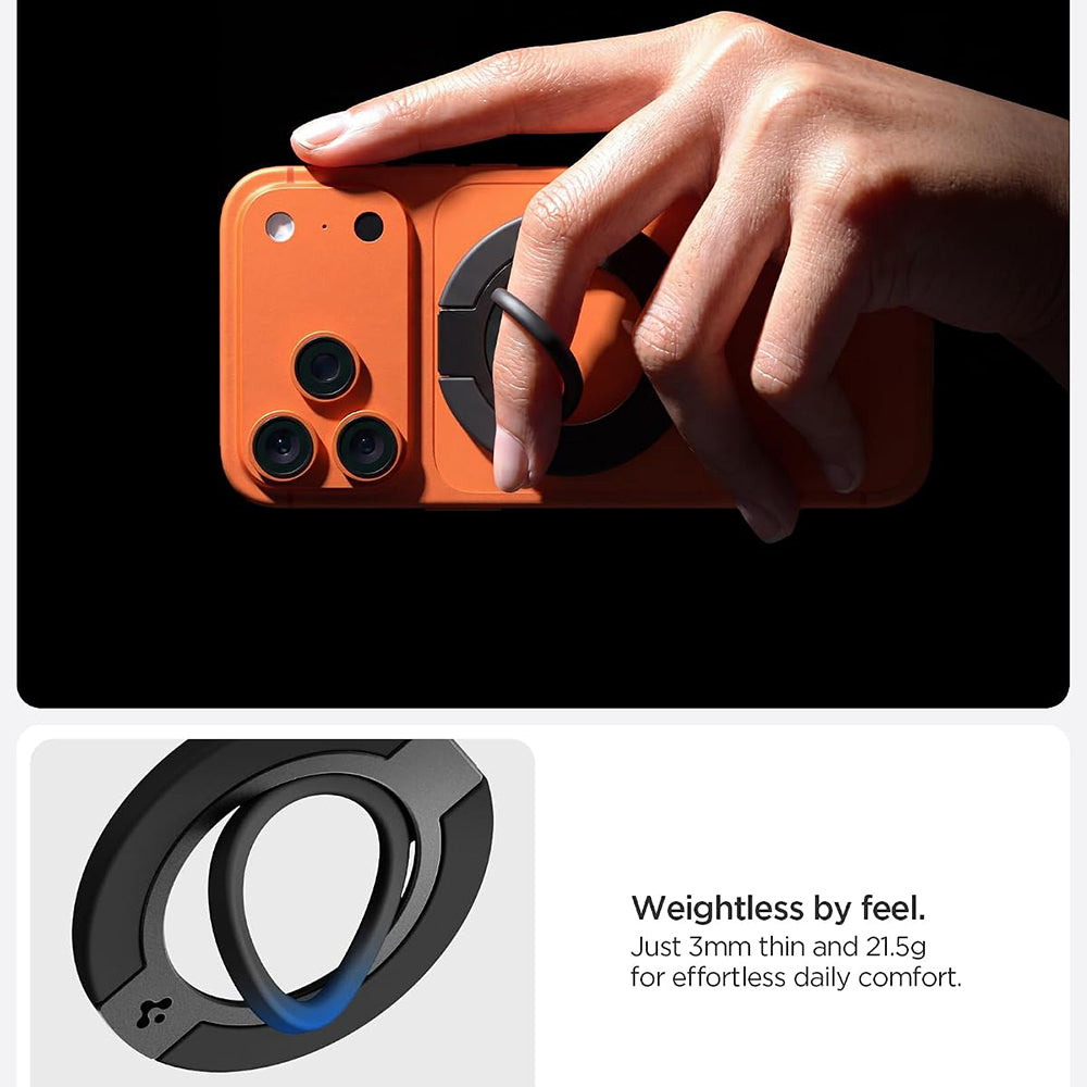 Spigen Dual Pop Mag S Ringhalter, Universal, Grau AMP11736