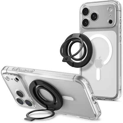 Spigen Dual Pop Mag S Ringhalter, Universal, Schwarz AMP11735