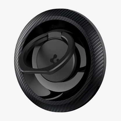 Spigen O-Mag OM100 Carbon Ringhalterung, Universal, Schwarz AMP05505