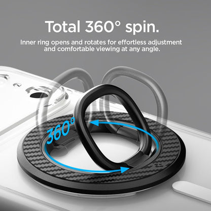 Spigen O-Mag OM106 Ringhalter, Universal, Schwarz AMP09334