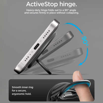 Spigen O-Mag OM106 Ringhalter, Universal, Schwarz AMP09334