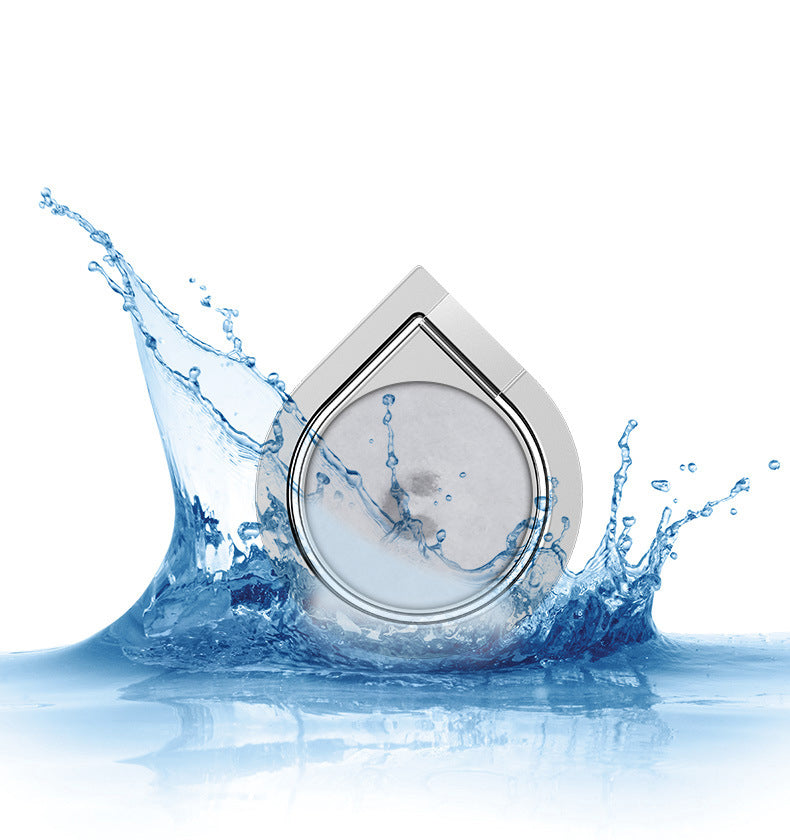 Techsuit Water Drop Universal Ring Holder, Black