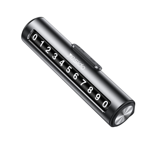 Auto Telefoonnummer Houder Yesido C202, Zwart