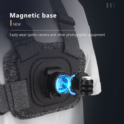 Sportkamerahalterung Techsuit JX-002 für GoPro-Serie, Grau