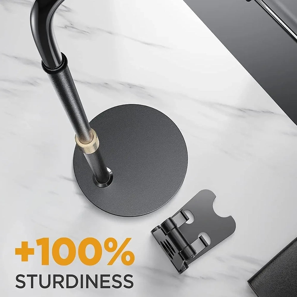 Support de bureau Lisen pour téléphone / tablette, 4.7inch - 12.9inch, Noir YL0420050002