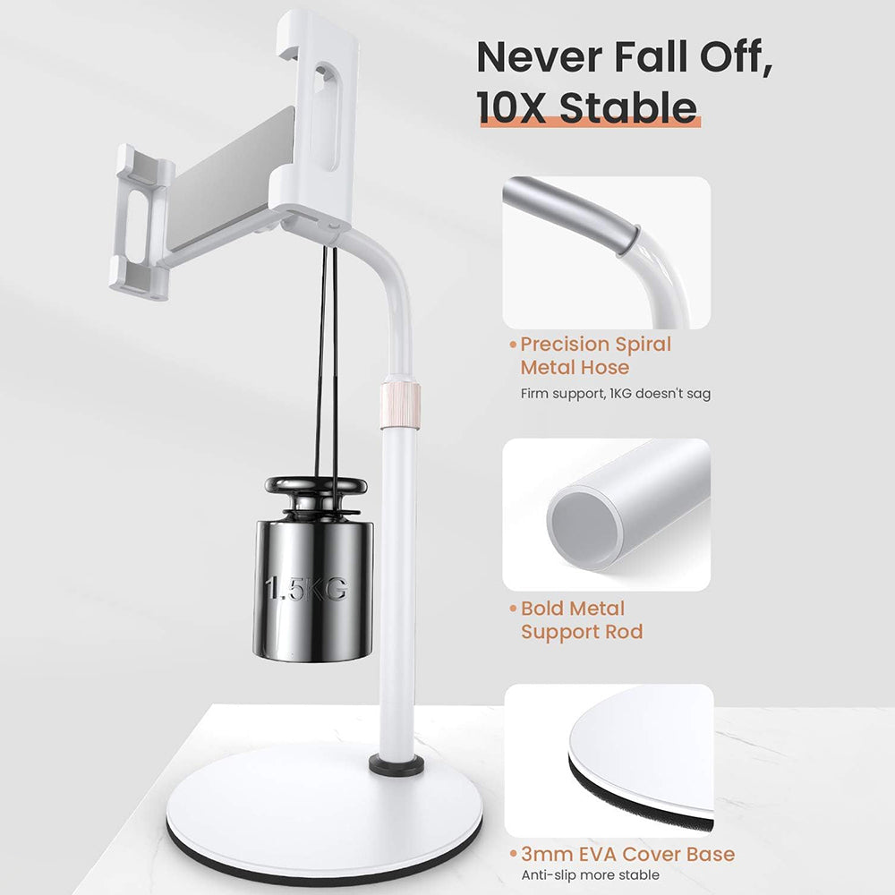 Support de bureau Lisen pour téléphone / tablette, 4.7inch - 12.9inch, Noir YL0420050002