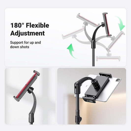 UGREEN LP585 Vloerstandaard voor Telefoon / Tablet, Universeel, Zwart