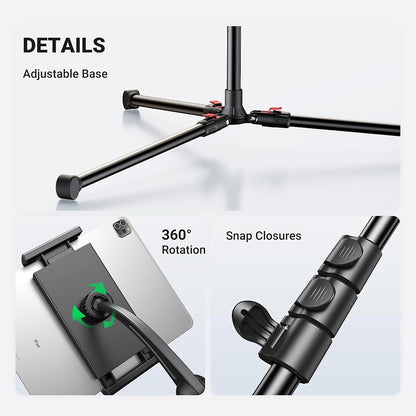 Support de sol UGREEN LP585 pour téléphone / tablette, universel, noir