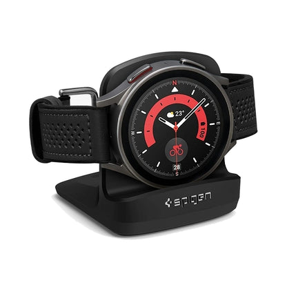 Spigen S353 Halterung für Samsung Galaxy Watch Serie, Schwarz AMP05302