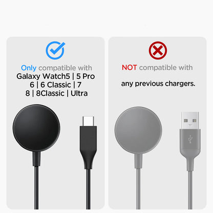 Spigen S353 Halterung für Samsung Galaxy Watch Serie, Schwarz AMP05302