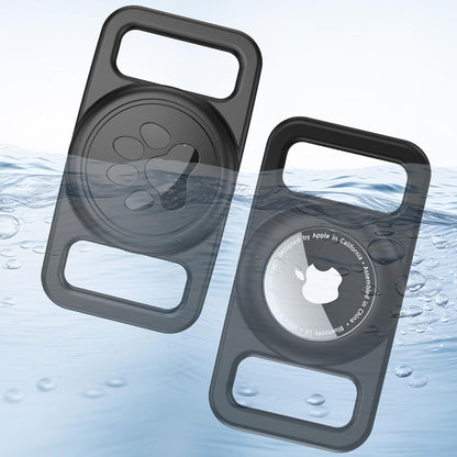 Techsuit BuddyGuard DG1 Halterung für Apple AirTag am Haustierhalsband, Schwarz