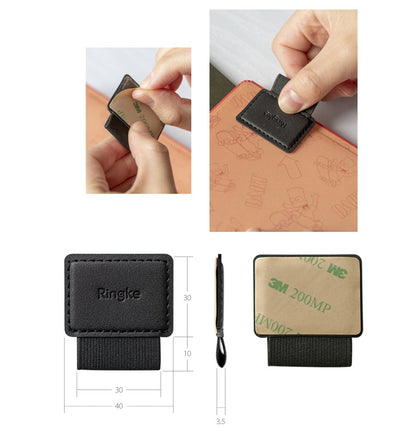 Touch Pen Ringke Houder, Zwart