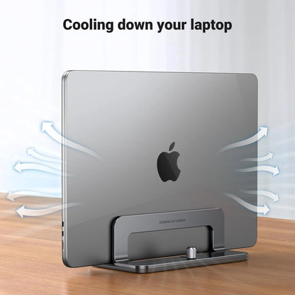Verticale Laptopstandaard UGREEN LP258 voor laptops met een dikte van 12mm - 26mm, Zilver