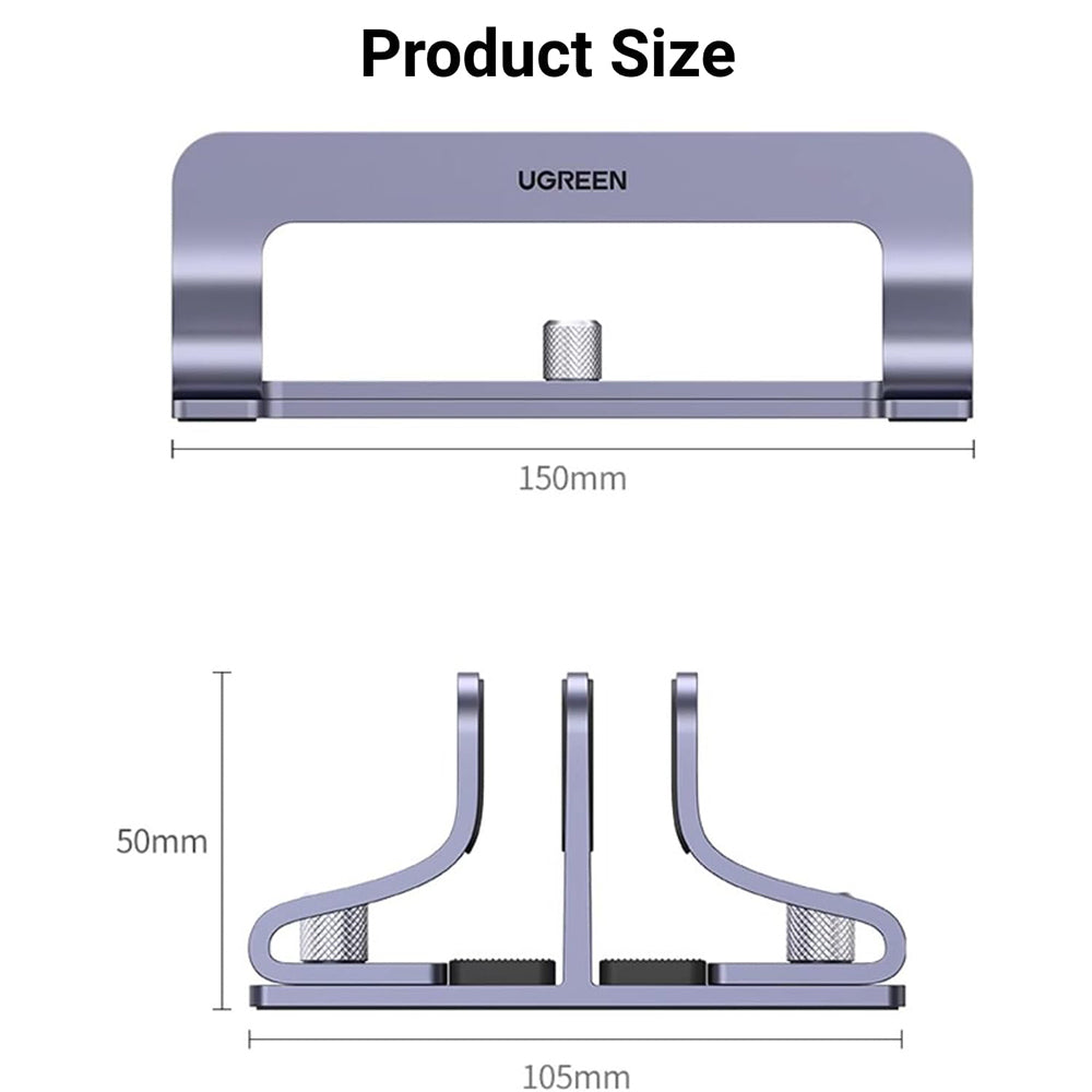 Support UGREEN LP258 pour ordinateur portable max 17.3 pouces, Argenté