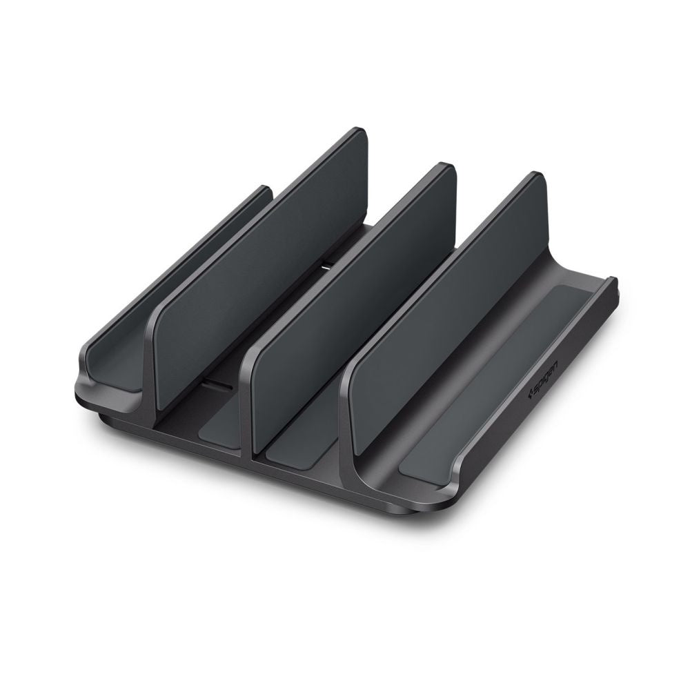 Support Vertical Spigen LD208S4 Two pour Laptop de 14mm à 27mm d'épaisseur, Gris
