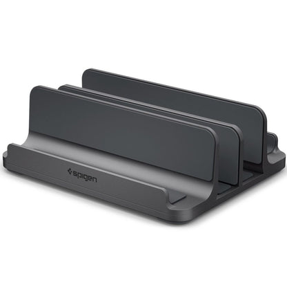 Support Vertical Spigen LD208S4 Two pour Laptop de 14mm à 27mm d'épaisseur, Gris