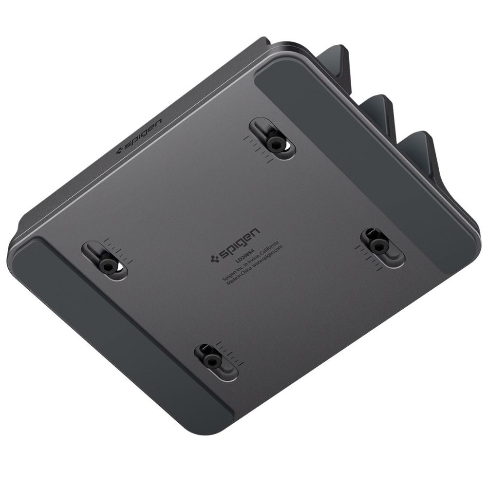 Support Vertical Spigen LD208S4 Two pour Laptop de 14mm à 27mm d'épaisseur, Gris