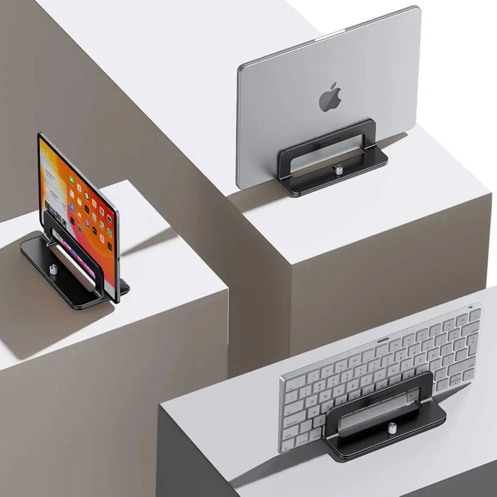 Vertikaler UGREEN LP258 (25706) Laptopständer für Laptops mit einer Dicke von 12mm - 26mm, Schwarz