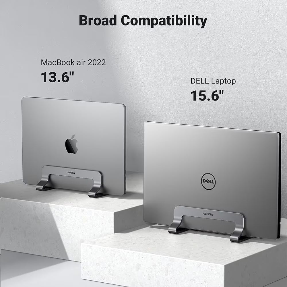 Verticale Houder UGREEN LP258 (29277) voor Laptop met dikte 12mm - 26mm, Zilver