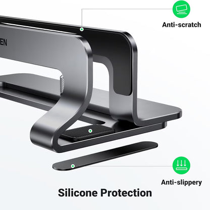 Verticale Houder UGREEN LP258 (29277) voor Laptop met dikte 12mm - 26mm, Zilver