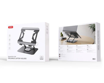 XO Design C153 Laptopstandaard max. 17.3inch, Zwart