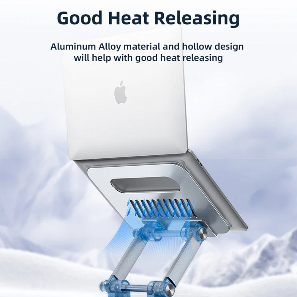 Yesido LP06 Ständer für Laptops 10 Zoll - 17,3 Zoll, Silber