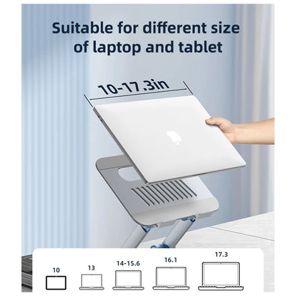 Yesido LP06 Ständer für Laptops 10 Zoll - 17,3 Zoll, Silber