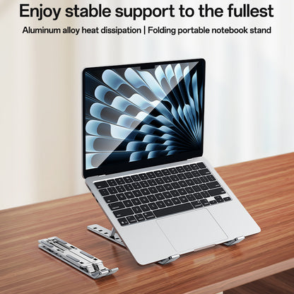 Yesido LP07 standaard voor laptops van 13 inch - 20 inch, Zilver