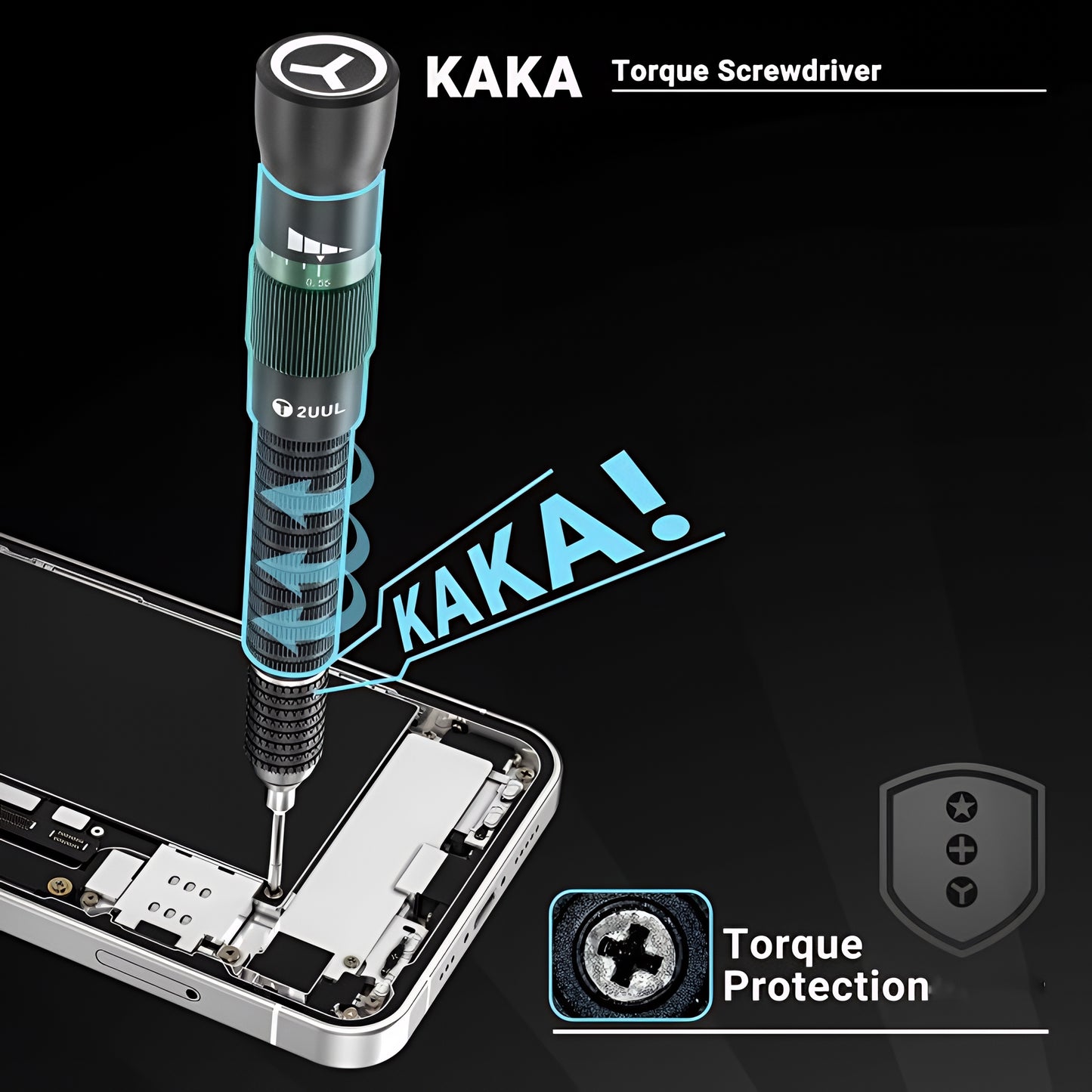 Schraubendreher 2UUL SD22 Kaka, Philips 1,2 mm