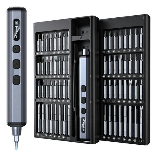 Tournevis Électrique Axth, 76 en 1, Gris