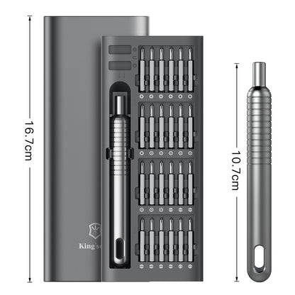 King'sdun KS-840117 schroevendraaier, 51in1, Grijs