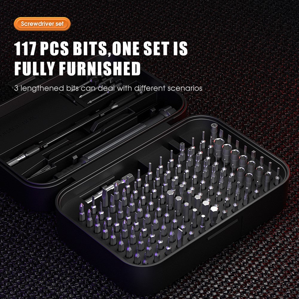 Schroevendraaier King'sdun KS-840130, 130in1, Grijs