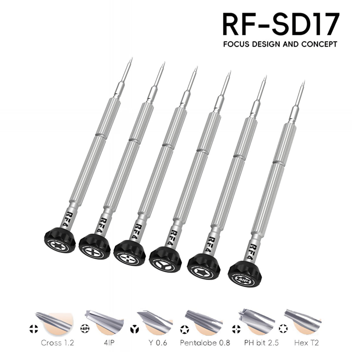 Schroevendraaier RF4 RF-SD17 Mini, 6in1