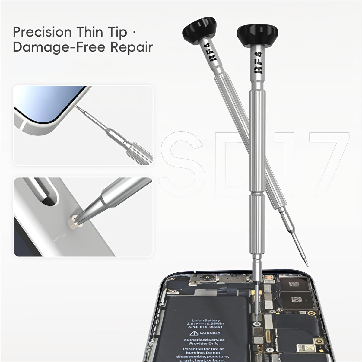 Schroevendraaier RF4 RF-SD17 Mini, 6in1